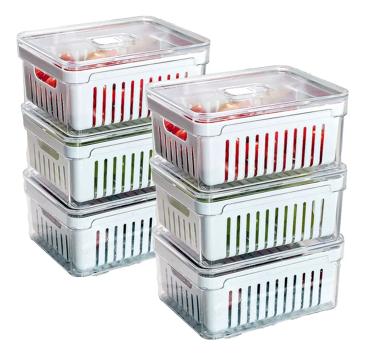 Kit organizador de geladeira