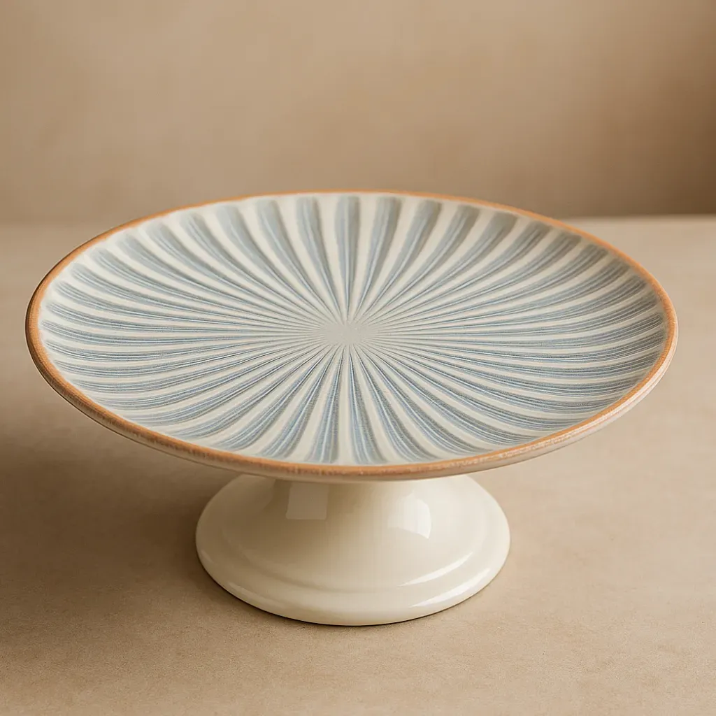 Boleira de cerâmica